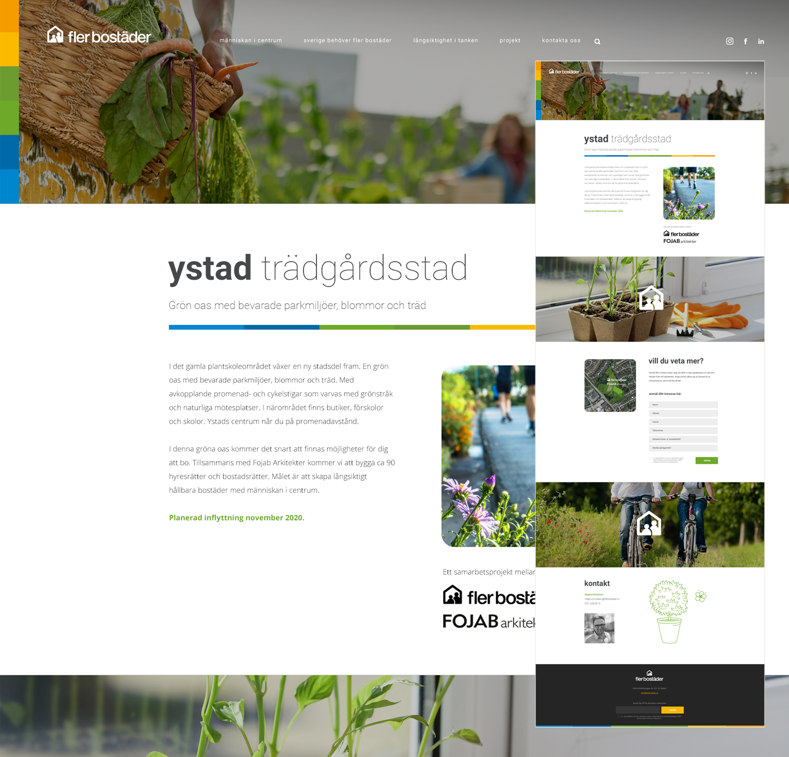 Fler Bostäder Hemsida/Projekt: Ystad Trädgårdsstad