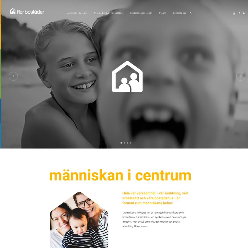 Fler Bostäder Hemsida Closeup