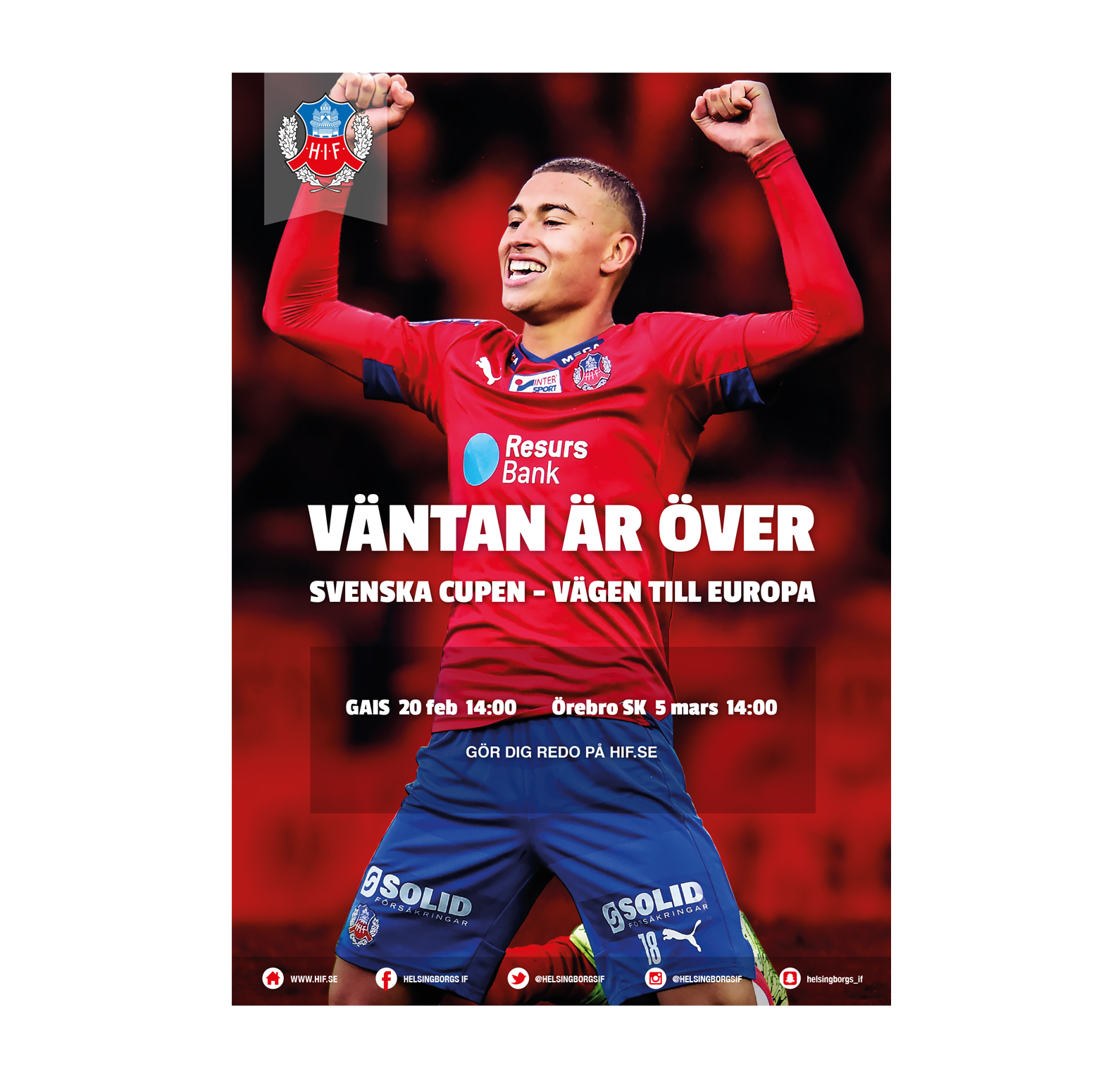 Helsingborgs IF, Svenska Cupen, 2016