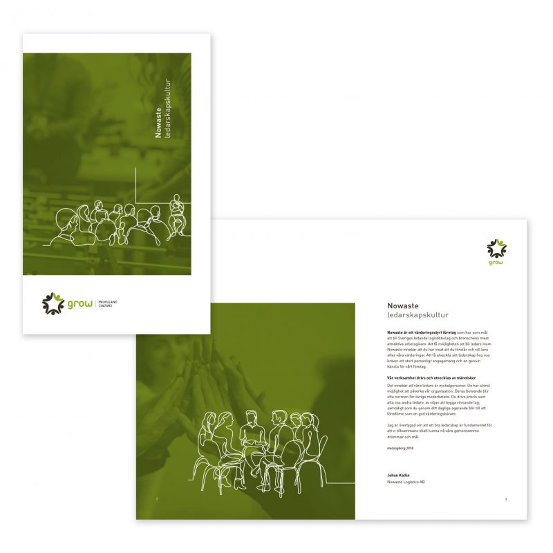 Nowaste / Grow, Ledarskapsutveckling, Folder