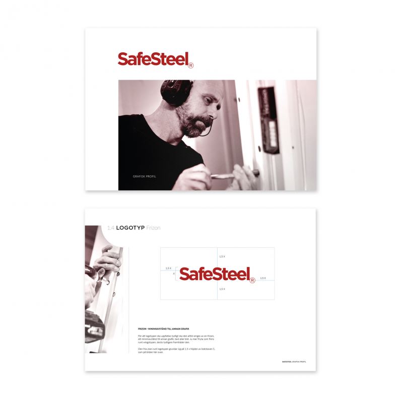 SafeSteel Grafisk profil