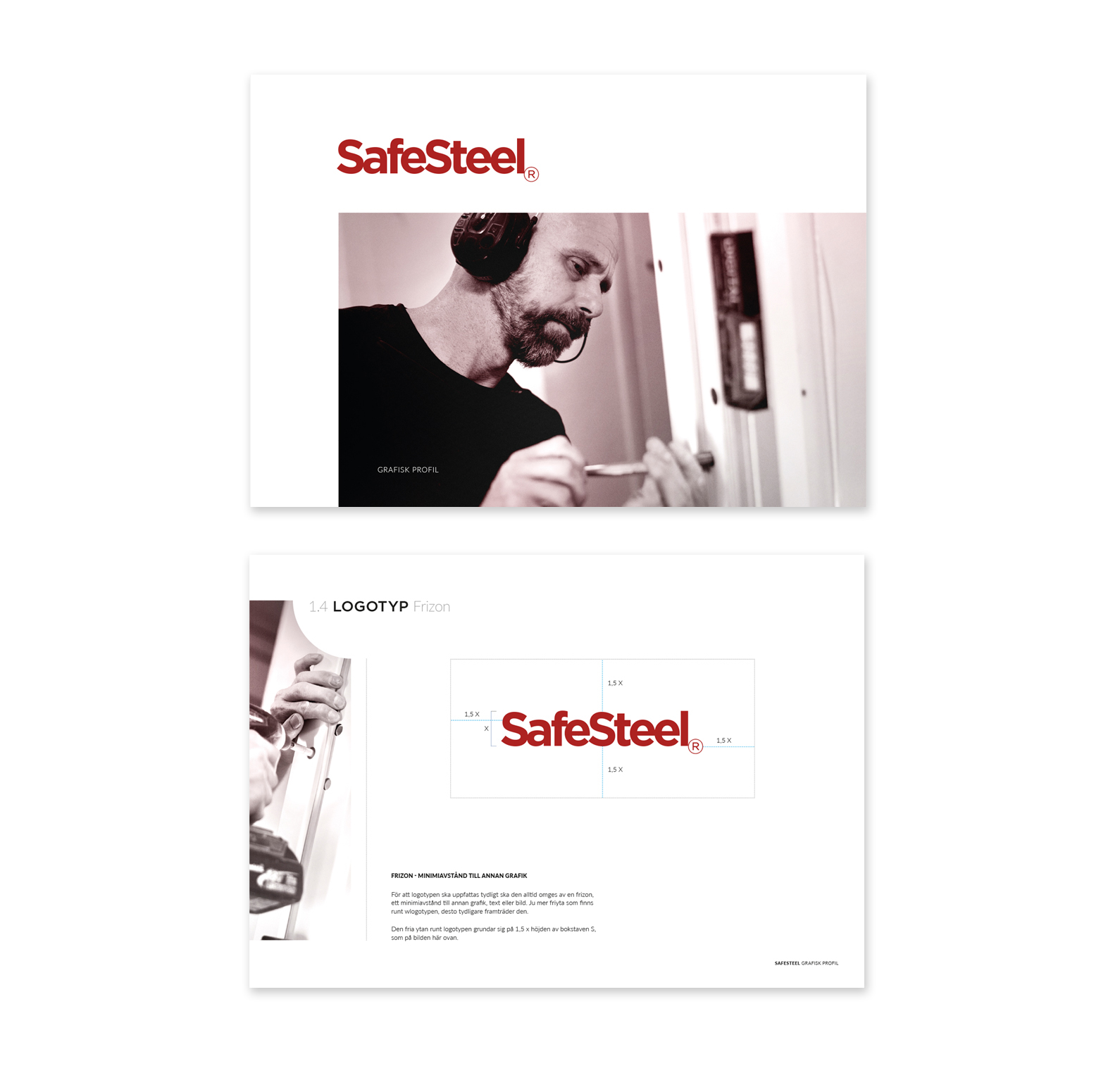 SafeSteel Grafisk profil