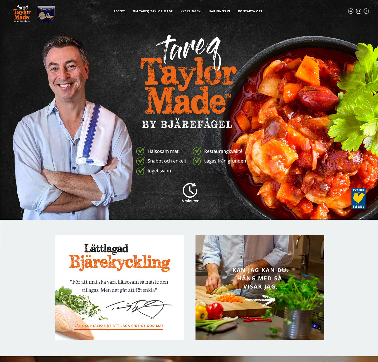 Tareq Taylormade, Hemsida