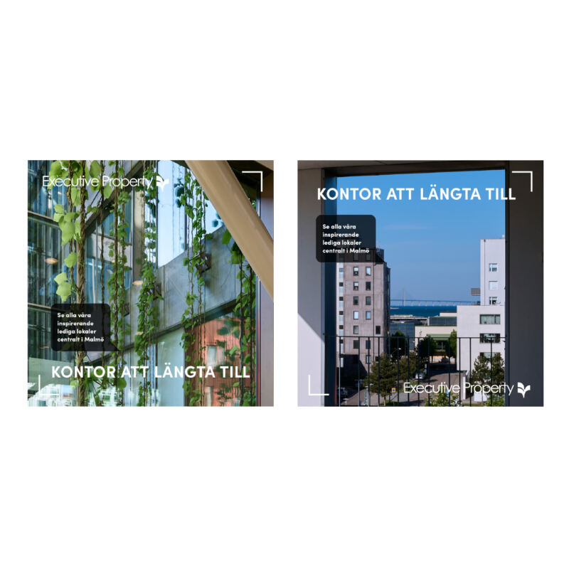 Executive Property. Digital annonsering/SoMe