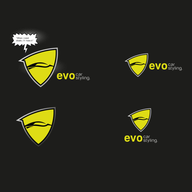 Evo Car styling. Pitch för ny grafisk identitet.