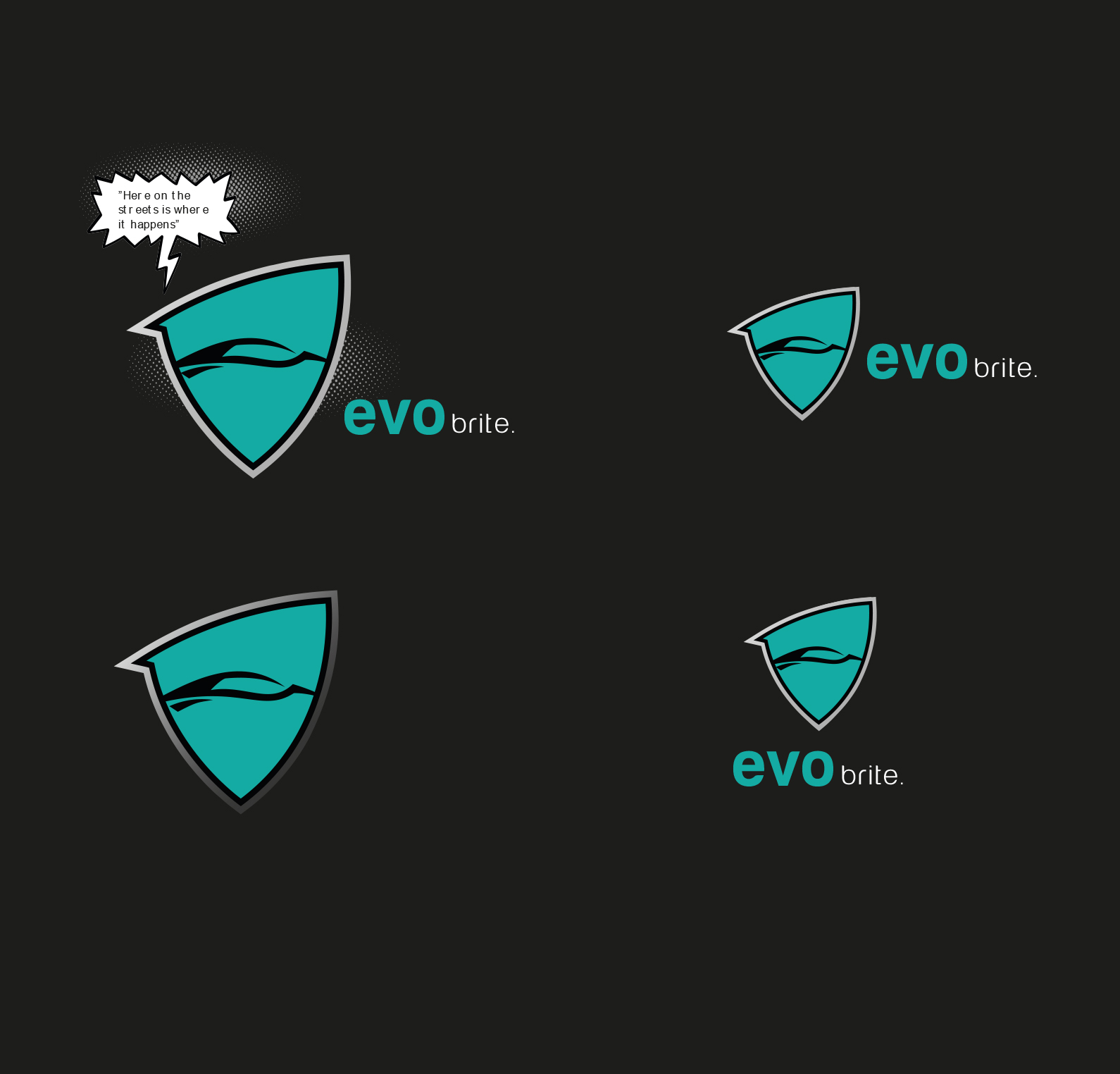 Evo Brite. Pitch för ny grafisk identitet.