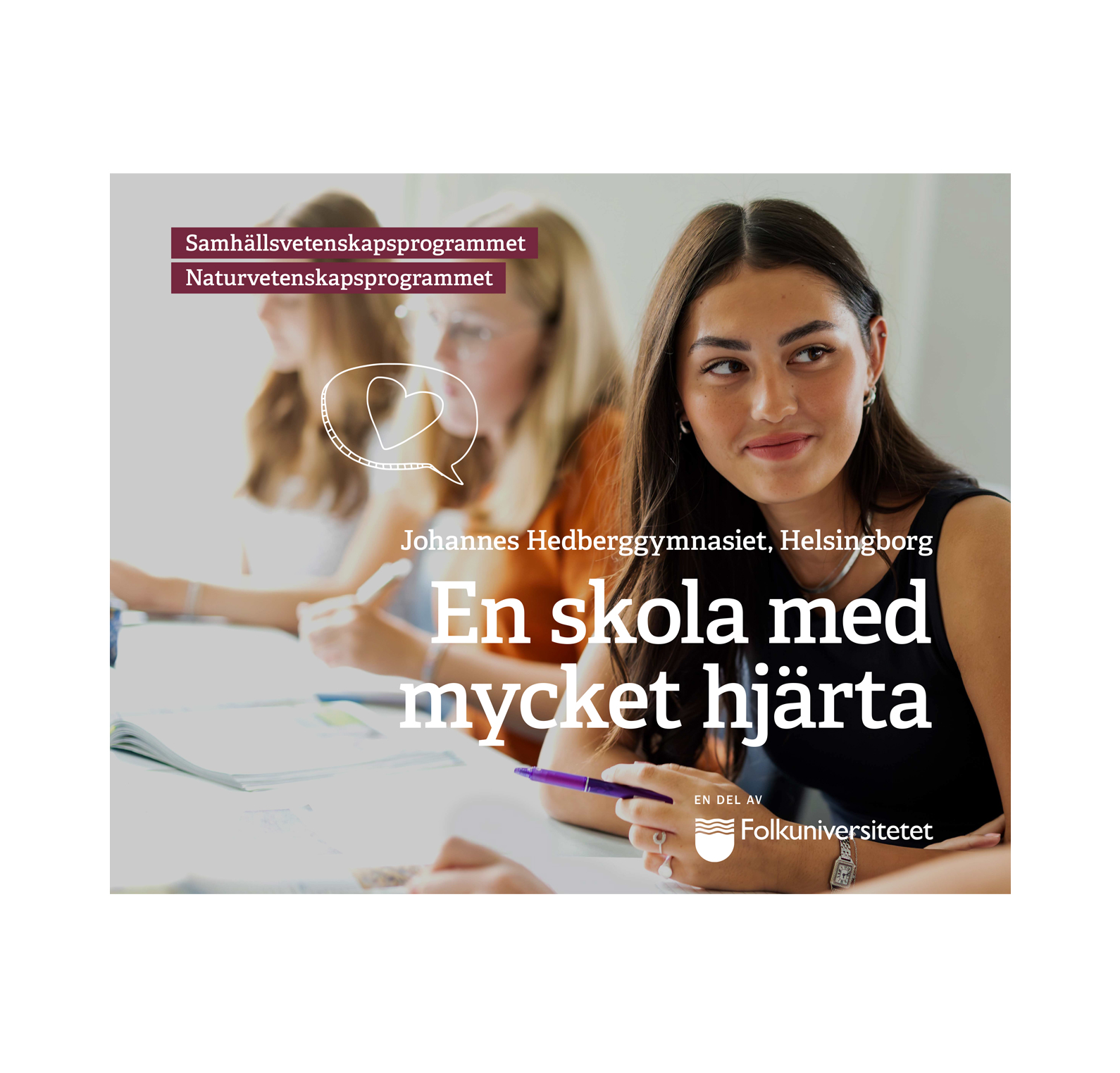 Johannes Hedberg-gymnasiet Backdrop mässa