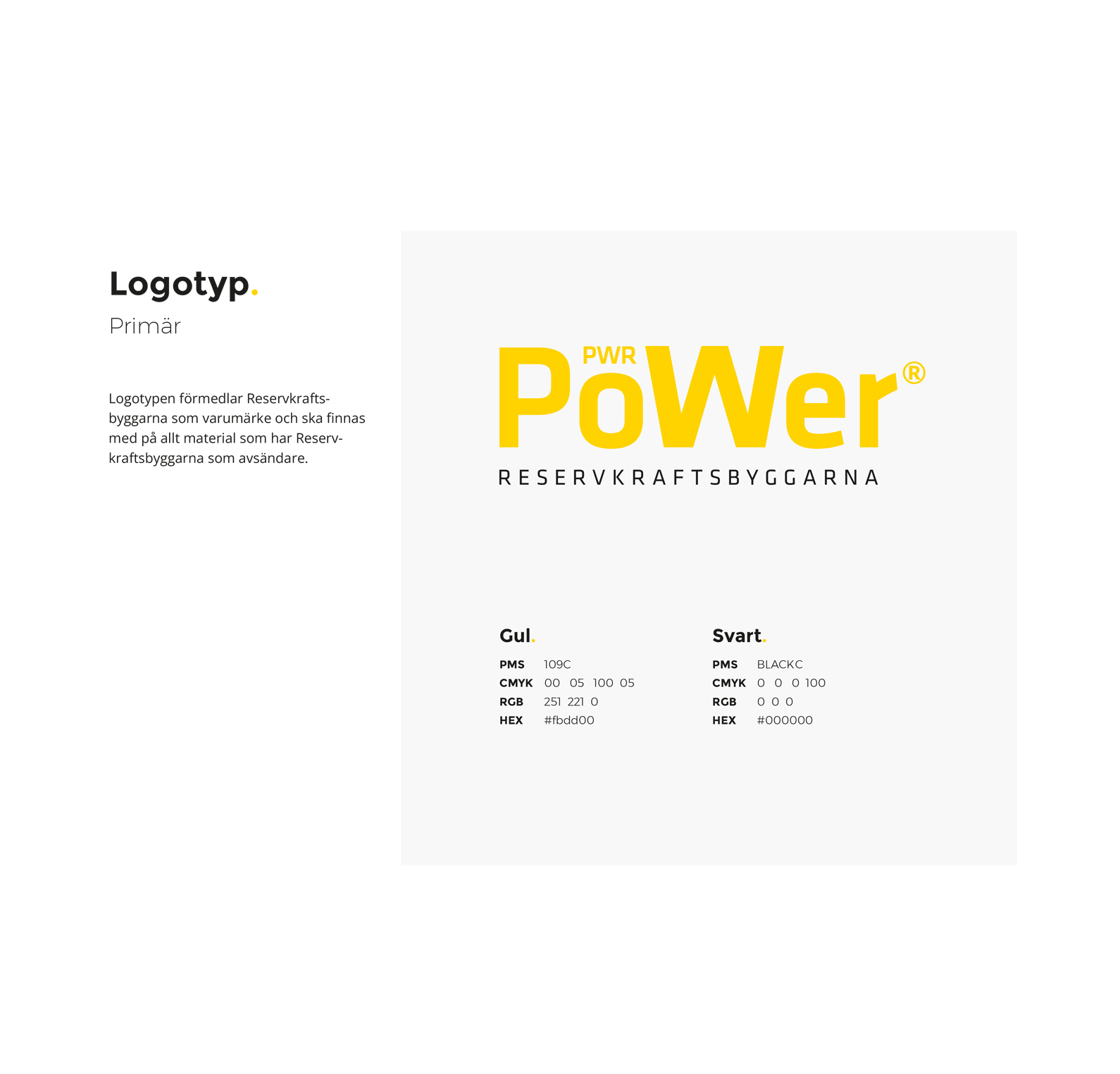 PWR Reservkraftbyggarna Redesign logo