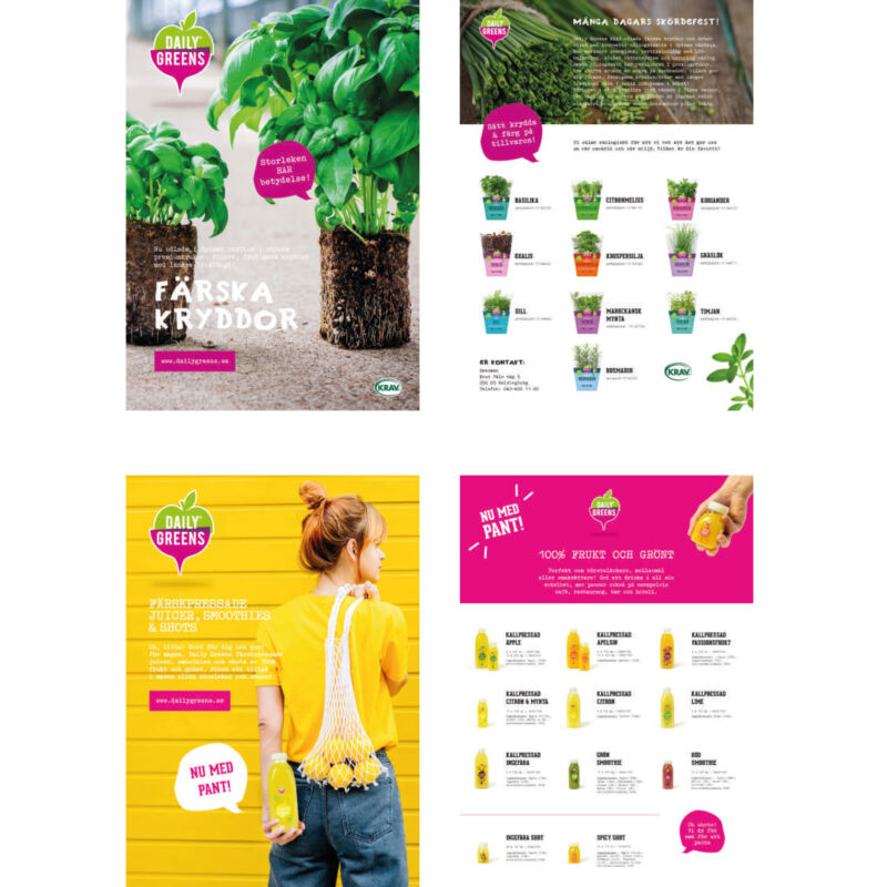 DailyGreens produktblad